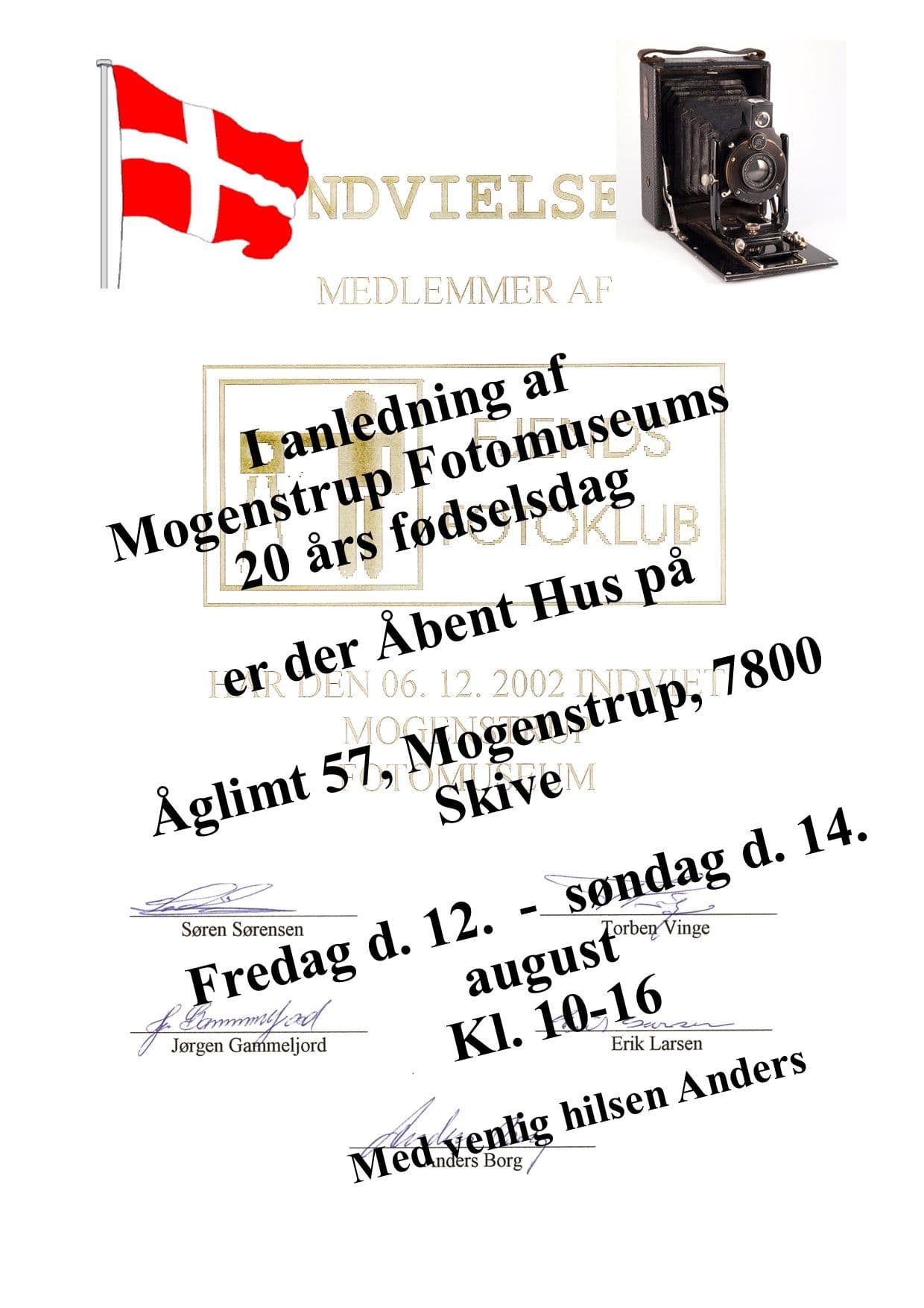 Mogenstrup Fotomuseum bliver 20 år